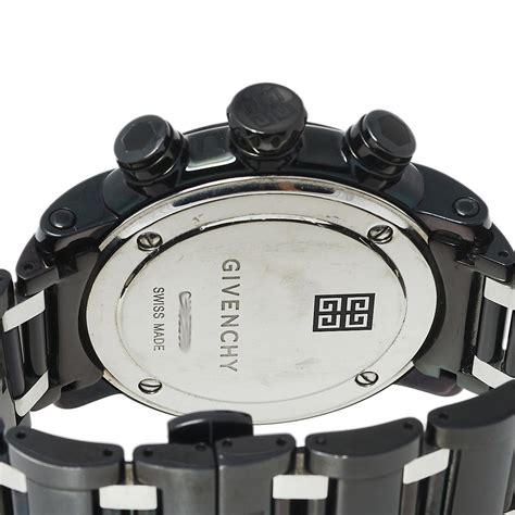 givenchy watch gv 5270m|Givenchy Black PVD Coated Stainless Steel Chrono .